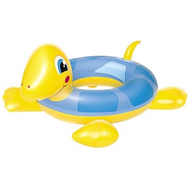Bestway Turtle Swim Ring,Blue And Yellow
